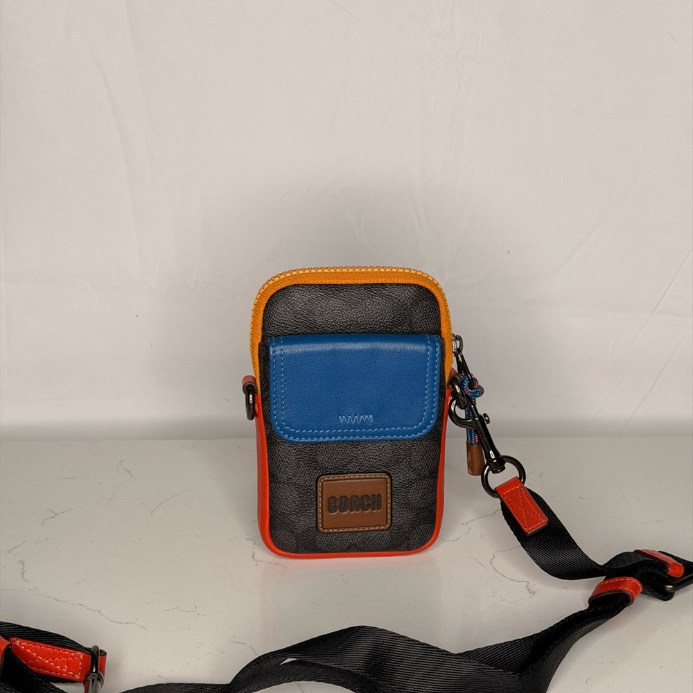 Coach Stylish Primary Color Crossbody Bag